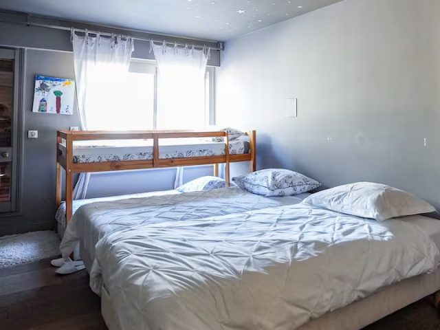 Chambre 7 de La Villa du Cinéma : les lits superposés